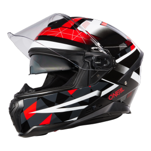 Casque intégral (Challenger EXO black/gris/rouge) O'NEAL