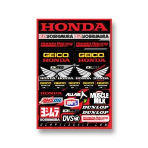 Planche stickers ( D'cor 15 Team Honda Geico)