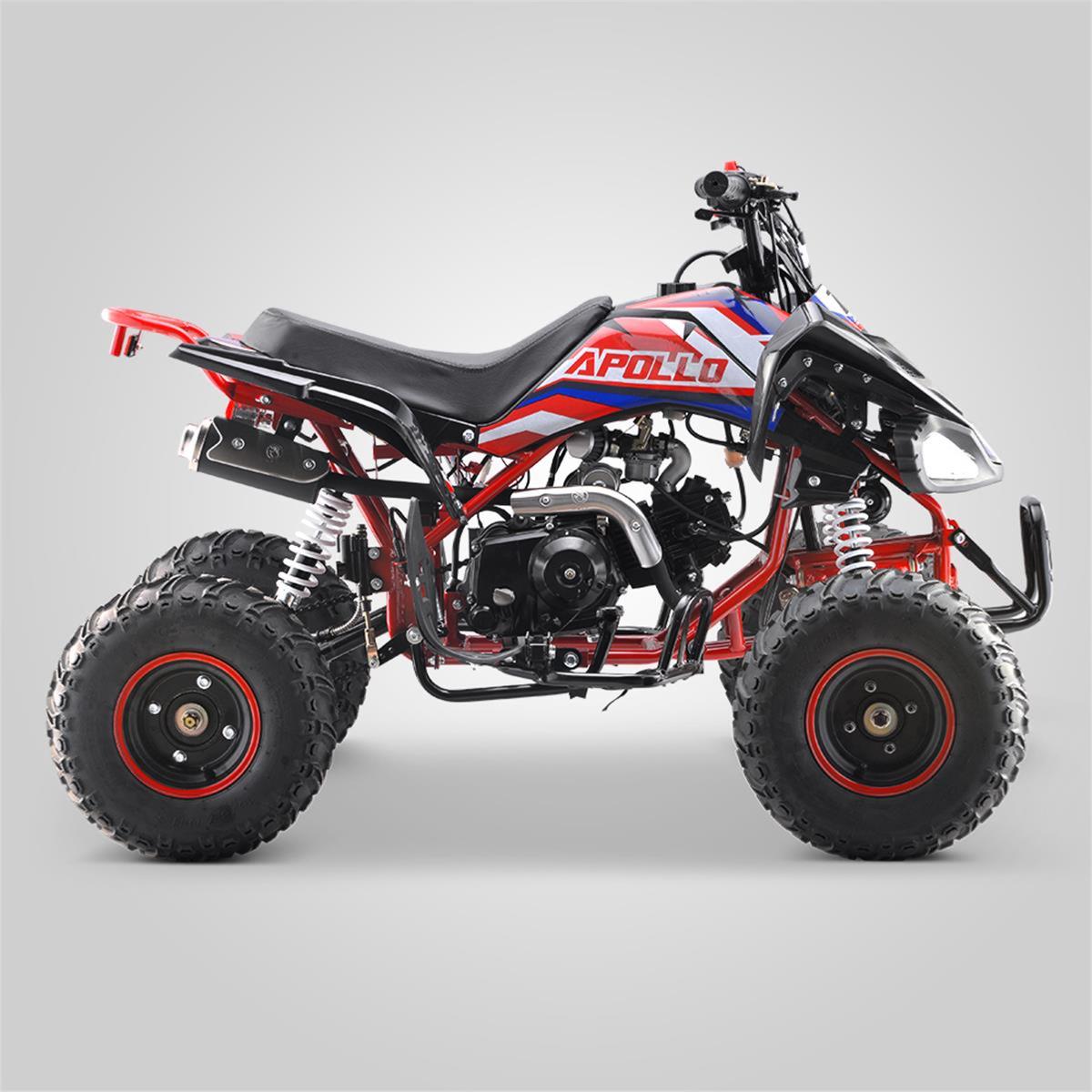 Quad 125cc (Hurricane rouge) APOLLO Motors