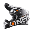 Casque moto MX (série 3 RADIUM black/white) O'NEAL