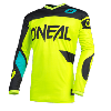 Maillot MX, VTT, BMX (element jersey racewear neon/yellow) O'NEAL