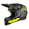 Casque moto MX (série 3 Ride black/neon yellow) O'NEAL