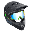 Masque MX/VTT DH (B30 Duplex black hiviz green/radium) O'NEAL