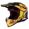 Casque cross enfant (S885 noir/jaune/orange) SWAPS