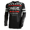 Maillot MX, VTT, BMX (element jersey Squadron V22 black/gray) O'NEAL