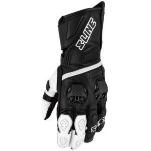 Gants route racing blanc/noir homologués CE 1KP S.LINE