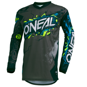 Maillot MX, VTT, BMX (element jersey villain gray) O'NEAL