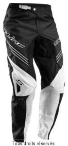 Pantalon MX/VTT/BMX (Noir/Blanc) S.LINE