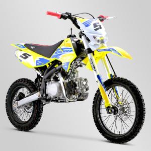 Pit-Bike (RFZ 125 Open enduro jaune) APOLLO MOTORS