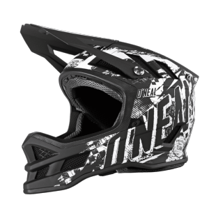 Casque vtt/DH (BLADE HYPERLITE HELMET RIDER BLACK/WHITEO'NEAL 
