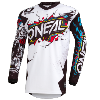 Maillot MX, VTT, BMX (element jersey villain white) O'NEAL