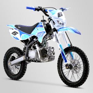 Pit-Bike (RFZ 125 Open enduro bleue) APOLLO MOTORS