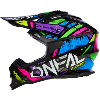 Casque MX (Série 2 Glitch multicolor) O'NEAL