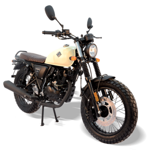 Moto 125cc (scrambler AM-64 E5 white elegant ) ARCHIVE