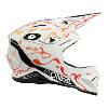 Casque MX (Série 1 Splash white/orange) O'NEAL