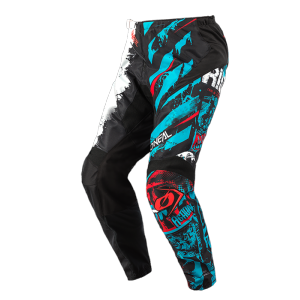 Pantalon MX/VTT/BMX  (Element element ride black/blue) O'NEAL