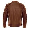 Blouson cuir moto (GT Trophy camel)  GASOLINE