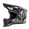 Casque vtt/DH (BLADE HYPERLITE HELMET RIDER BLACK/WHITEO'NEAL 