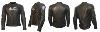Blouson moto cuir homme/femme Homologués (Super-Sport noir/texte blanc) MITSOU