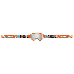 Masque MX/VTT DH (B10 STREAM orange blue/clear) O'NEAL