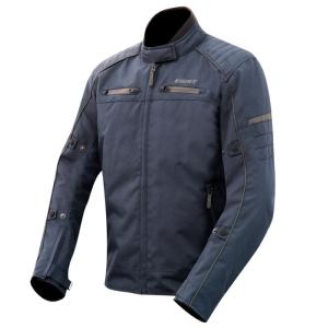 Blouson moto homme Protections C.E ALL SEASONS bleu (textile toutes saisons) EIGHT