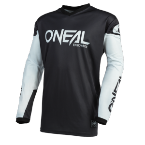 Maillot MX/VTT/DH (ELEMENT jersey Threat black/white) O'Neal