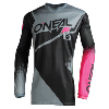 Maillot MX, VTT, BMX (element racewear gray/pink) O'NEAL
