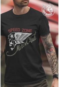 Tee-shirt Kustom-Kulture (Speed Zone noir) Last-Rebels