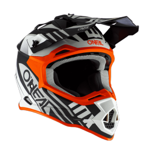 Casque MX (Série 2 spyde2 black/white/orange) O'Neal 