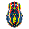 Casque vtt/DH (FURY HELMET RAPID BLUE/NEON YELLOW) O'NEAL 