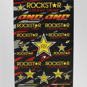 planche de stickers (rockstar one industries) 