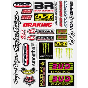 Planche stickers ( BUD RACING braking)