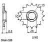 Kit chaine (125SX 95/25.118m) AXRING/ESJOT