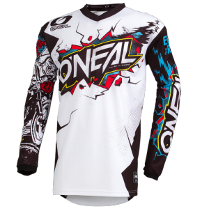 Maillot MX, VTT, BMX (element jersey villain white) O'NEAL