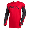 Maillot MX/VTT/DH (ELEMENT jersey Threat red/black) O'Neal