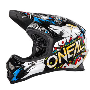Casque VTT DH/BMX (Backflip RL2 Youth Evo Helmet VILLAIN white ) O'NEAL