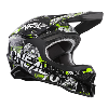Casque moto MX (série 3 Attack black/neon yellow) O'NEAL