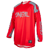 Maillot MX-VTT (matrix jersey ridewear red/gray) O'NEAL