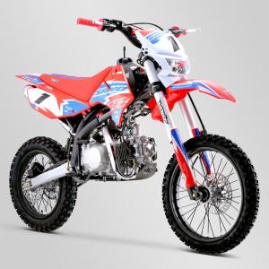 Pit-Bike (RFZ 125 Open enduro rouge) APOLLO MOTORS