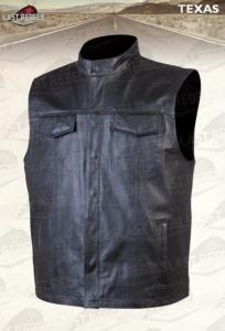 Gilet cuir (Texas) Last Rebels