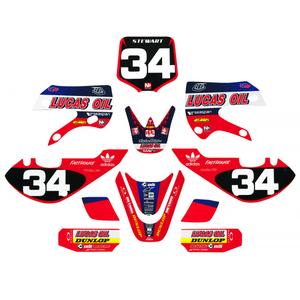 kit déco KLX 110 lucas oil