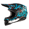 Casque moto MX (série 3 Ride black/blue) O'NEAL