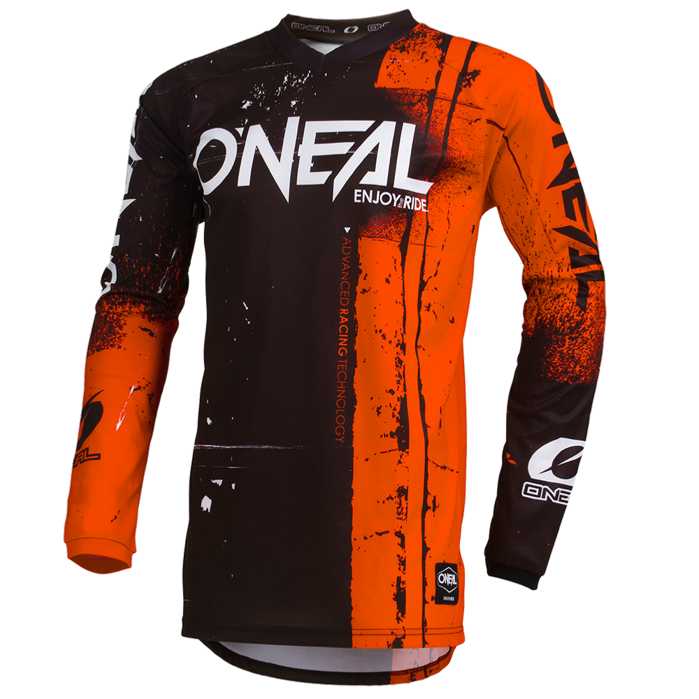 Maillot MX, VTT, BMX (element jersey racewear shred orange) O'NEAL