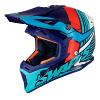 Casque MX rouge/ bleu brillant (Blur S818) SWAP'S