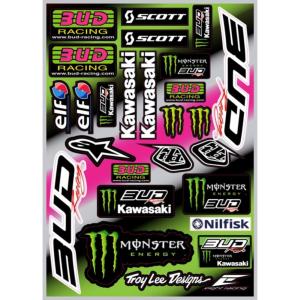 Planche stickers ( BUD RACING team 2017 )
