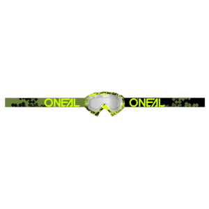 Masque MX/VTT DH (B10 pixel neon jaune/clear ) O'NEAL