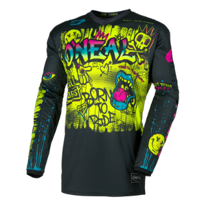 Maillot MX/VTT DH "Element Jersey RANCID black/neon enfant  " O'NEAL