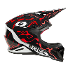 Casque MX (Série 1 Splash black/red) O'NEAL