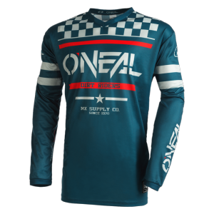 Maillot MX, VTT, BMX (element jersey Squadron V22 teal/gray) O'NEAL